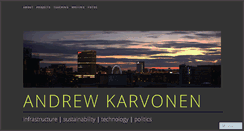 Desktop Screenshot of andrewkarvonen.com