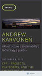 Mobile Screenshot of andrewkarvonen.com