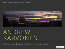 Tablet Screenshot of andrewkarvonen.com
